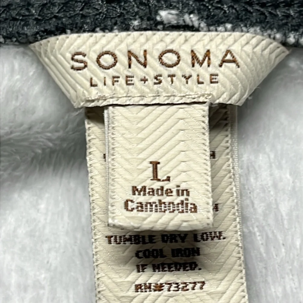 Sonoma Life + Style Faux Fur Lined Leggings Women’s Large Gray Winter Warm